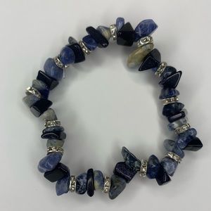 Healing Sodalite & Blue Sandstone Bracelet